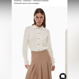 Wilfred Nextdoor cardigan, birch, xs